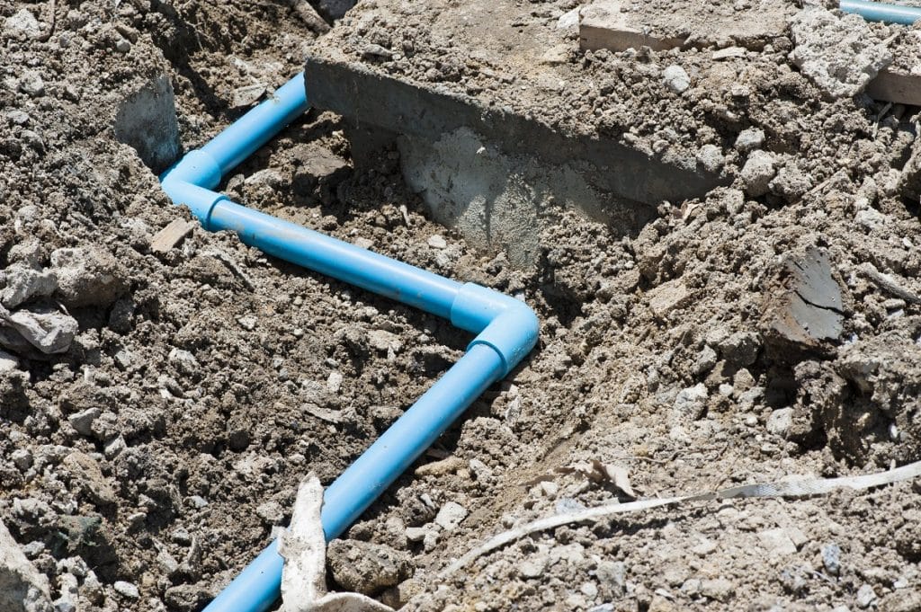 Anderson Plumbing Heat and Air underground leak repair