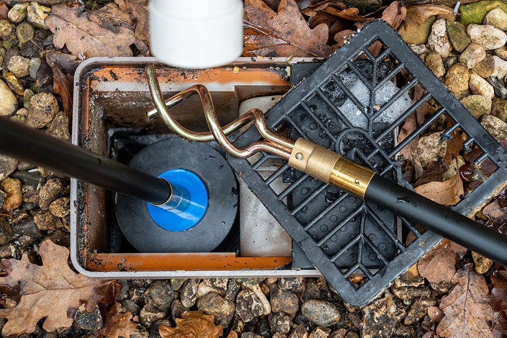 High pressure hydro jetting Anderson Plumbing Heat and Air