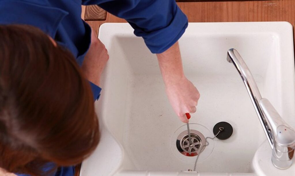 Bathroom floor drain repair Anderson Plumbing Heat and Air