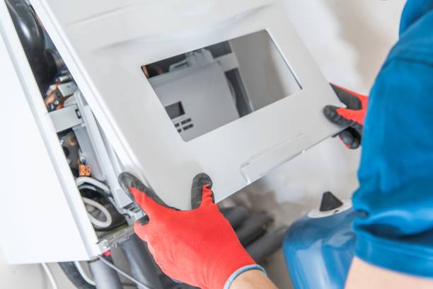 Furnace Repair in Midwest City, OK as a technician tests ignition and airflow indoors
